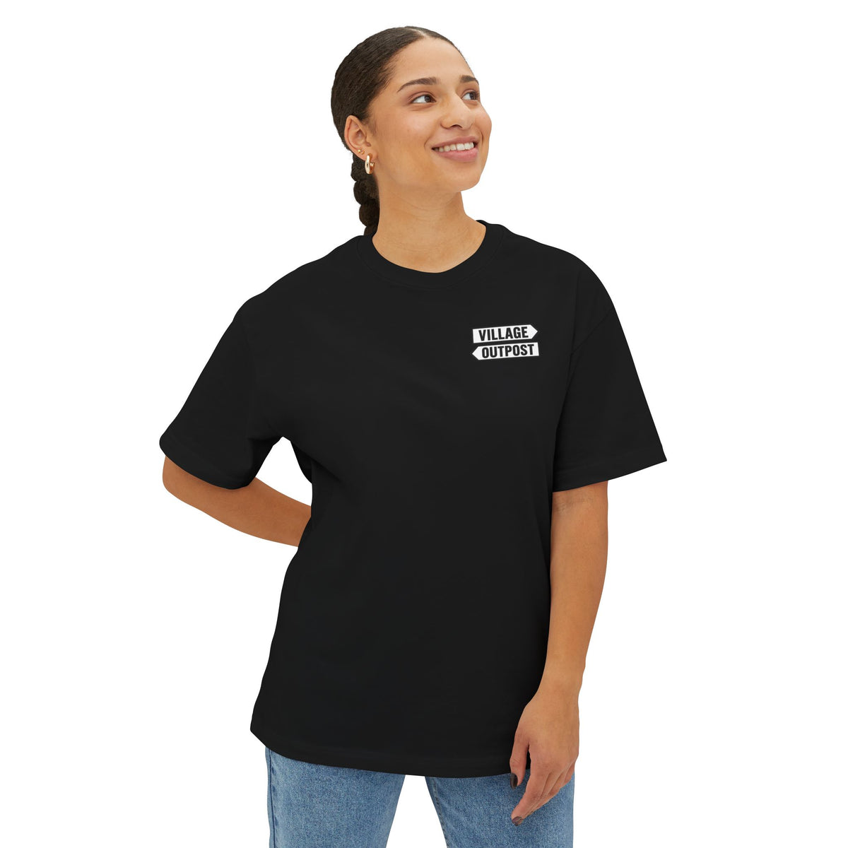 Village Outpost - Oversized Unisex Tee