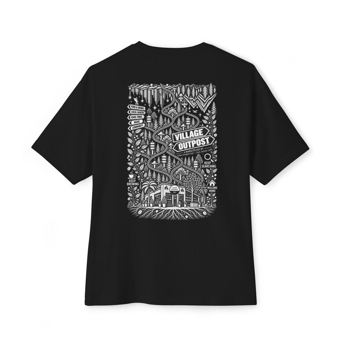 Village Outpost - Oversized Unisex Tee